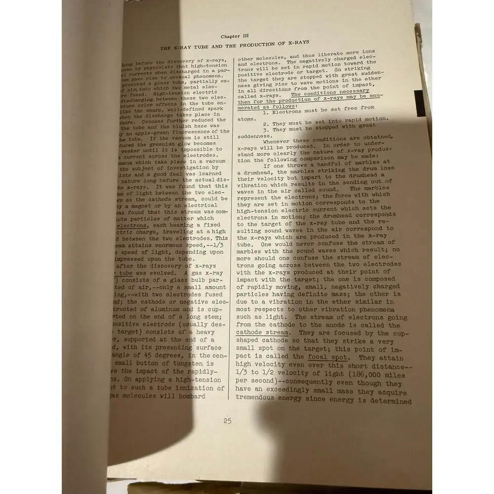 Manual of Roentgenological Technique by L.R. Sante - 1942 Hardcover w/DJ